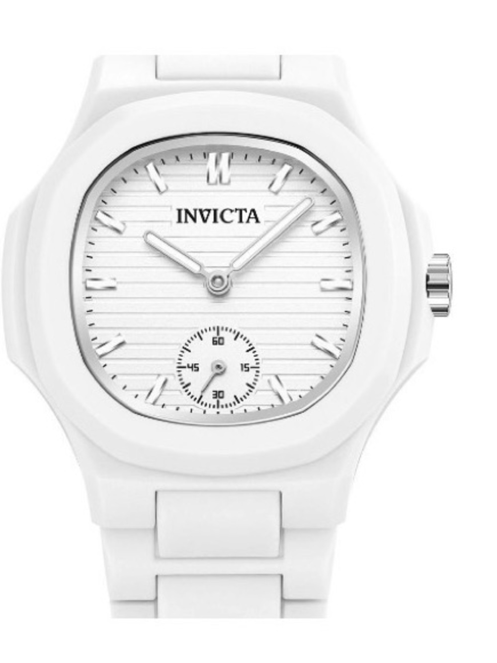 INVICTA White Ceramic Women’s Watch - Sleek All-White Design